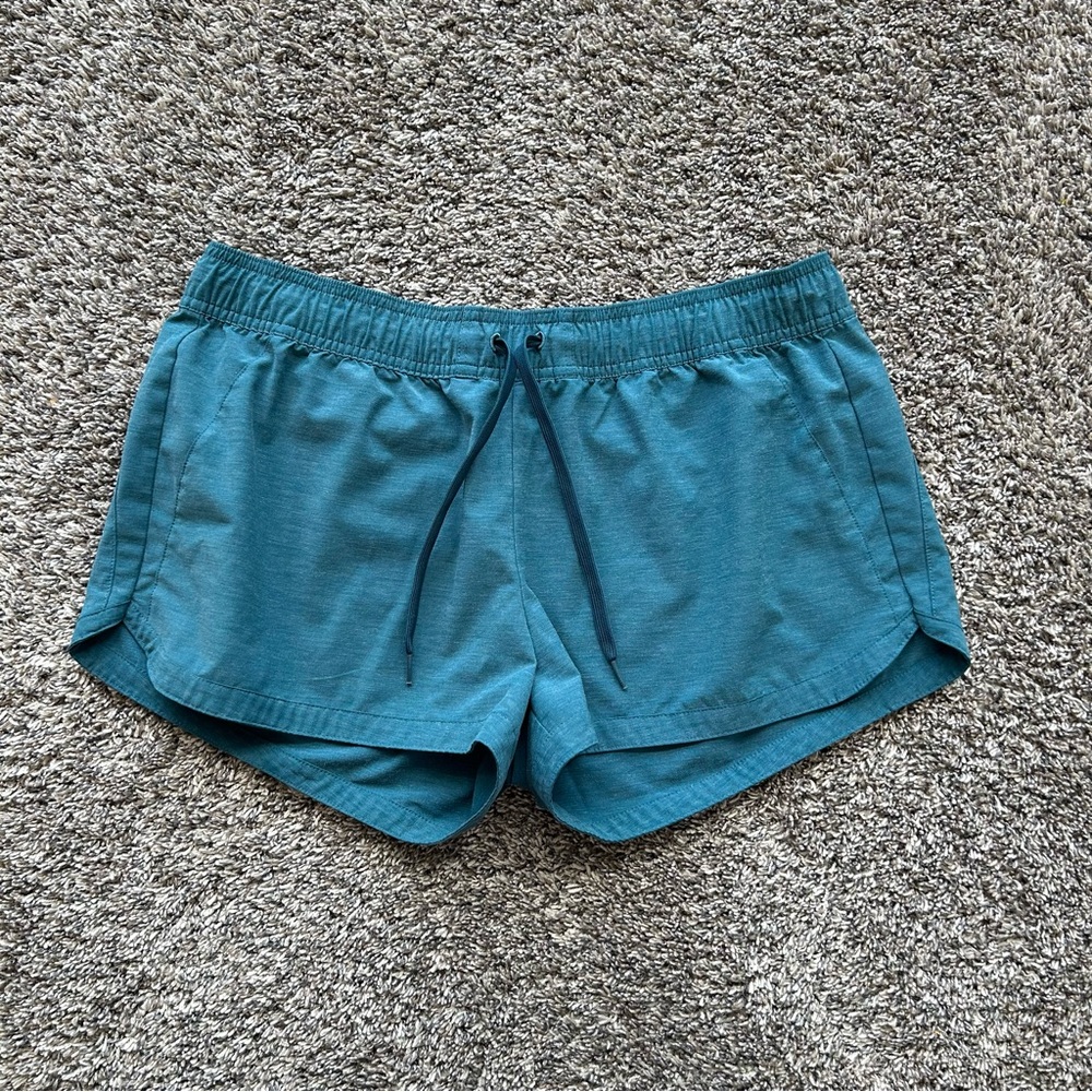 Prana Blue Athletic Shorts Lightweight Running Style